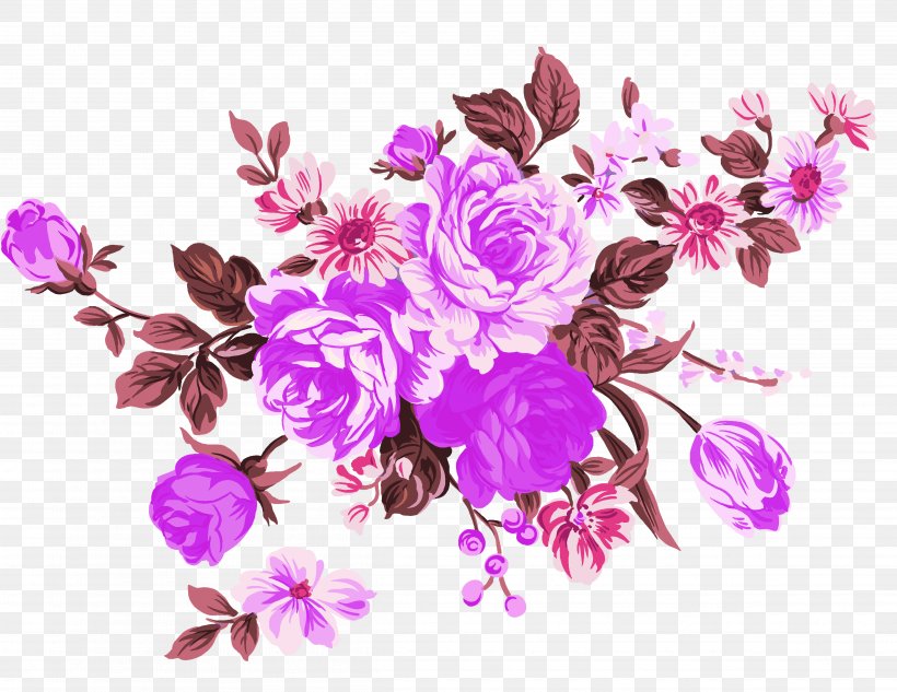 Garden Roses Flower Clip Art, PNG, 4855x3748px, Garden Roses, Blossom, Branch, Cherry Blossom, Flora Download Free