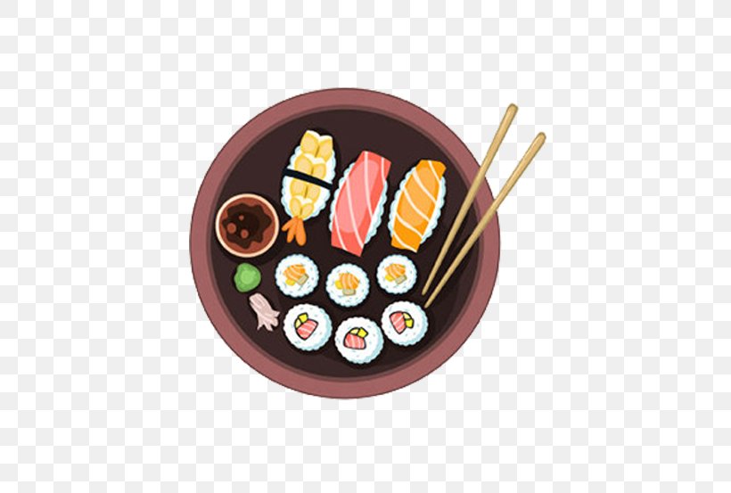 Sushi Japanese Cuisine Thai Cuisine Food, PNG, 579x553px, Sushi, Asian Food, Cdr, Cuisine, Dish Download Free