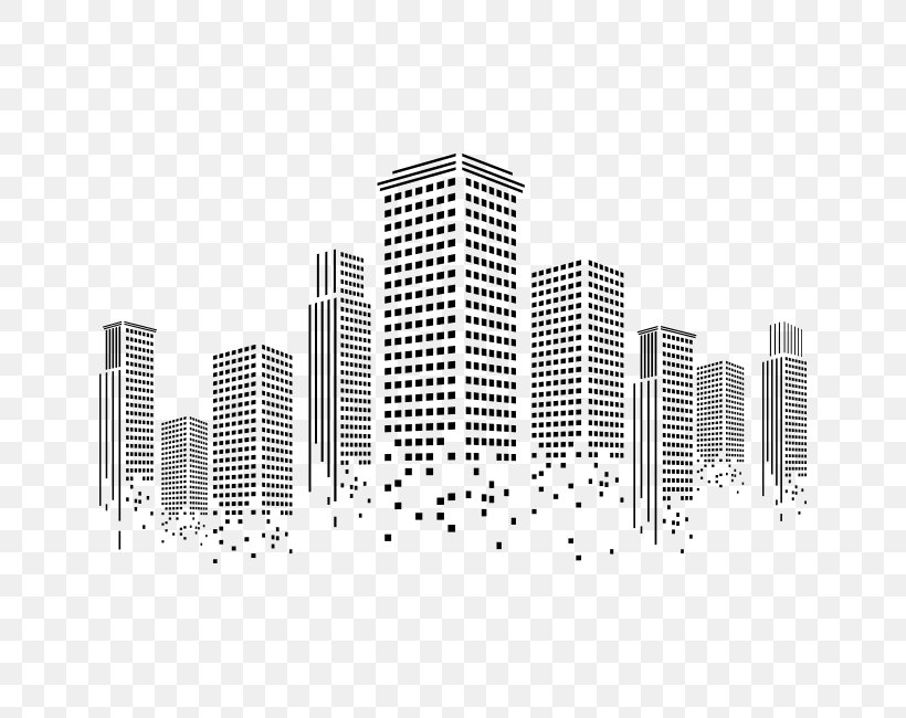 Wall Decal Sticker Office, PNG, 650x650px, Wall Decal, Black And White, Brick, Building, City Download Free