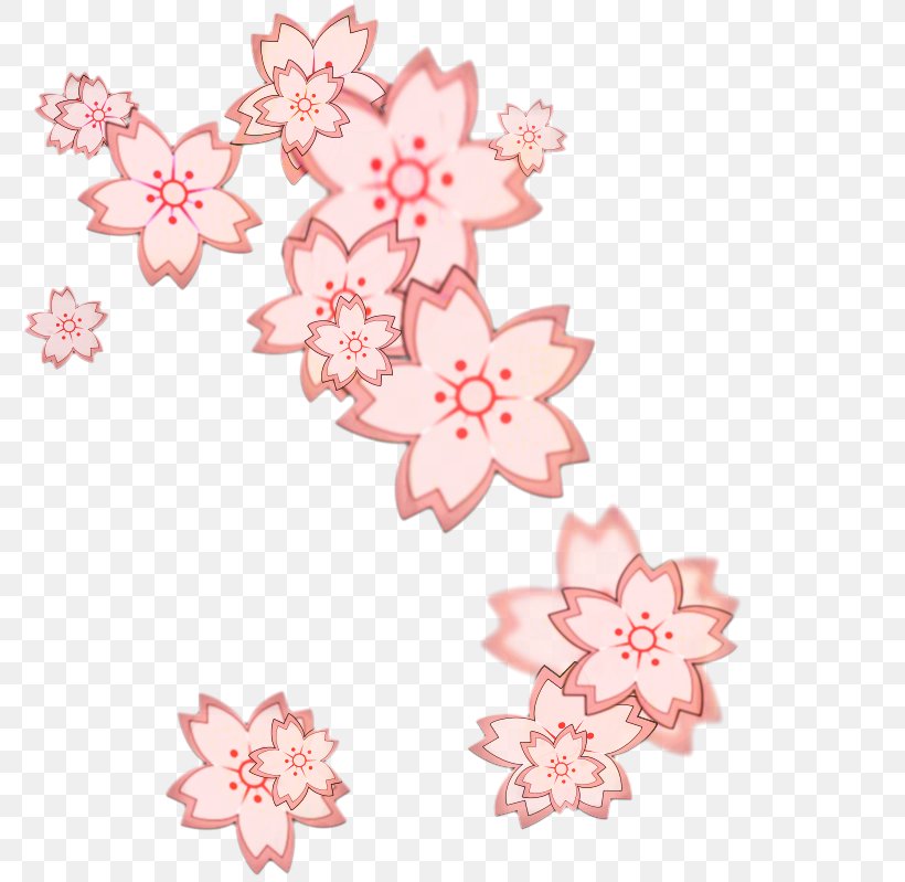 Cherry Blossom Cartoon, PNG, 779x799px, Cherry Blossom, Blossom, Cartoon, Cherries, Floral Design Download Free