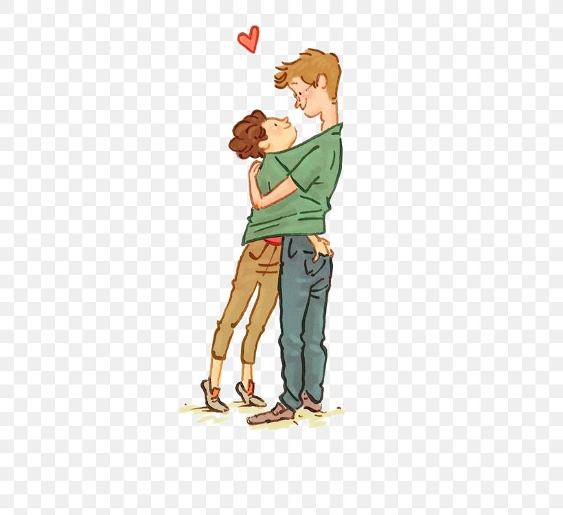 Drawing Couple Illustration, PNG, 424x750px, Watercolor, Cartoon, Flower, Frame, Heart Download Free