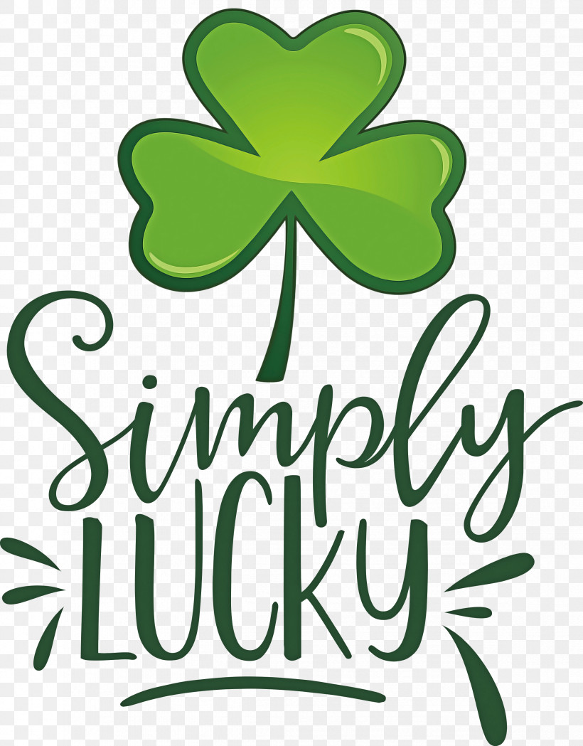Shamrock Simply Lucky Saint Patricks Day, PNG, 2344x3000px, Shamrock, Biology, Flower, Green, Leaf Download Free