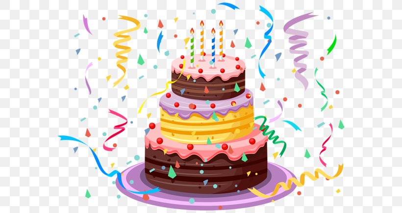 Birthday Cake Chocolate Cake Clip Art, PNG, 600x434px, Birthday Cake, Baked Goods, Baking, Birthday, Buttercream Download Free
