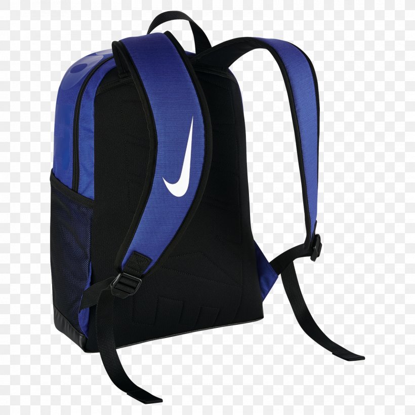 black and blue nike air bag