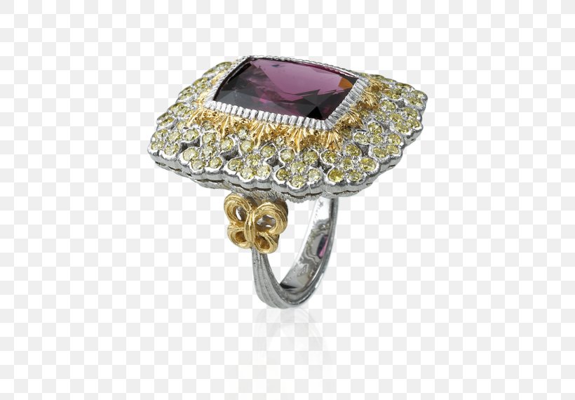 Ring Spinel Gold Jewellery Diamond, PNG, 570x570px, Ring, Amethyst, Bling Bling, Blingbling, Buccellati Download Free