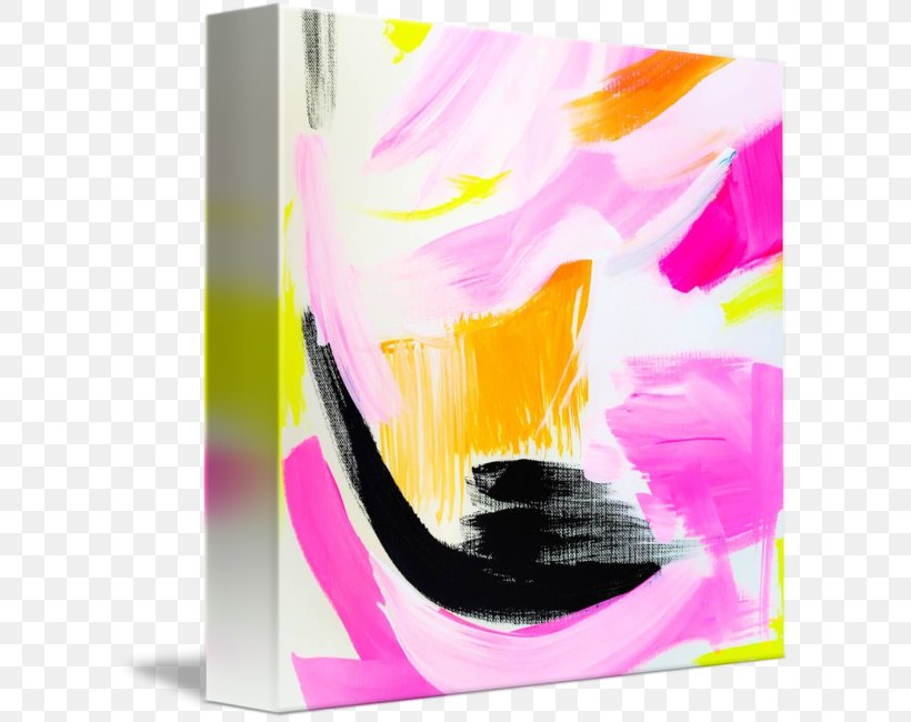 Acrylic Paint Modern Art Painting, PNG, 606x650px, Acrylic Paint, Acrylic Resin, Art, Flower, Magenta Download Free