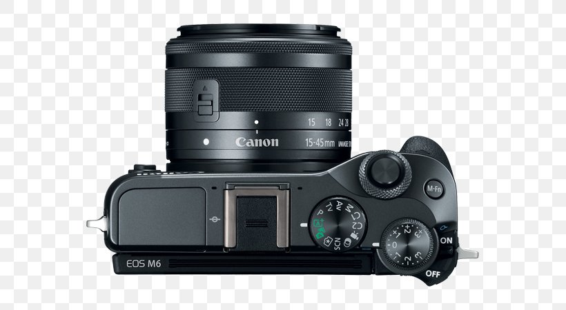 Canon EOS M6 Canon EF Lens Mount Canon EF-M Lens Mount Canon EF-M 15–45mm Lens, PNG, 675x450px, Canon Eos M6, Camera, Camera Accessory, Camera Lens, Cameras Optics Download Free