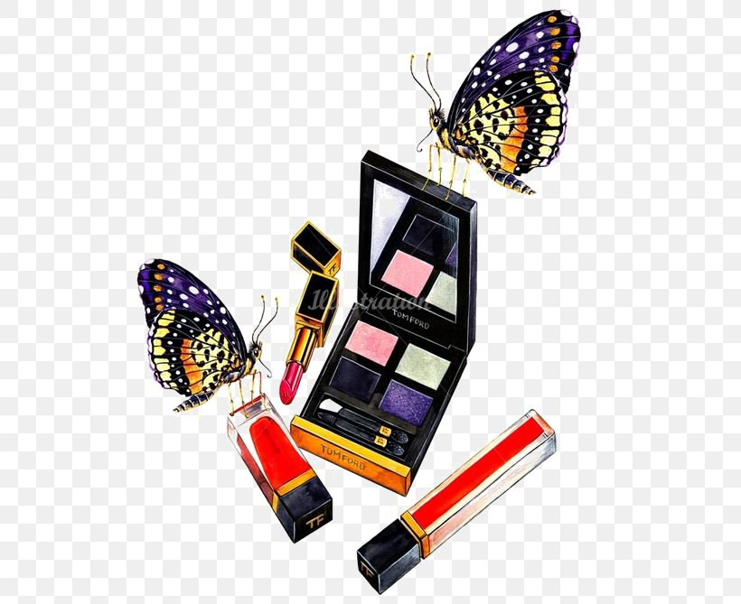 Cosmetics Beauty Make-up Artist Lipstick Fashion, PNG, 564x669px, Cosmetics, Beauty, Brush, Butterfly, Fashion Download Free