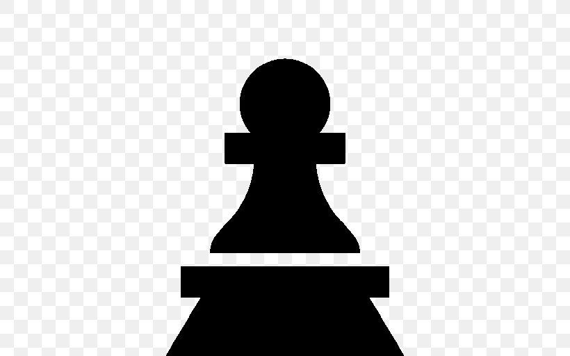 Chess Pawn, PNG, 512x512px, Chess, Bishop, Black And White, Computer Font, Pawn Download Free
