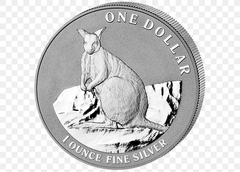 Silver Coin Perth Mint Australian Silver Kangaroo, PNG, 600x589px, Coin, American Silver Eagle, Australian Dollar, Australian One Dollar Coin, Australian Silver Kangaroo Download Free