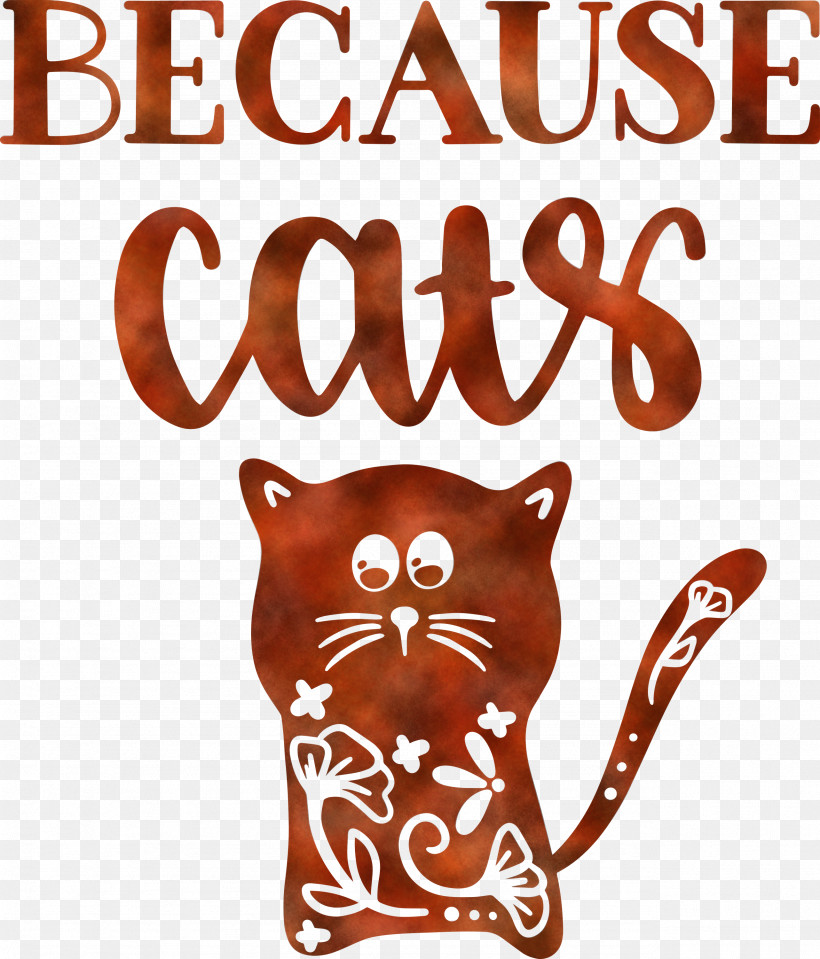 Because Cats, PNG, 2564x3000px, Cat, Biology, Catlike, Logo, Meter Download Free