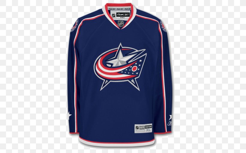 Columbus Blue Jackets National Hockey League NHL Uniform Hockey Jersey, PNG, 512x512px, Columbus Blue Jackets, Active Shirt, Adidas, Alexander Wennberg, Blue Download Free