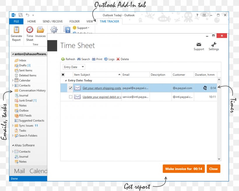 Computer Program Microsoft Outlook Computer Software Plug-in Email, PNG, 1000x800px, Computer Program, Area, Brand, Computer, Computer Software Download Free
