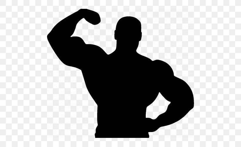 Fitness Centre Silhouette Bodybuilding Physical Fitness, PNG, 500x500px, Fitness Centre, Arm, Bodybuilding, Cartoon, Exercise Download Free