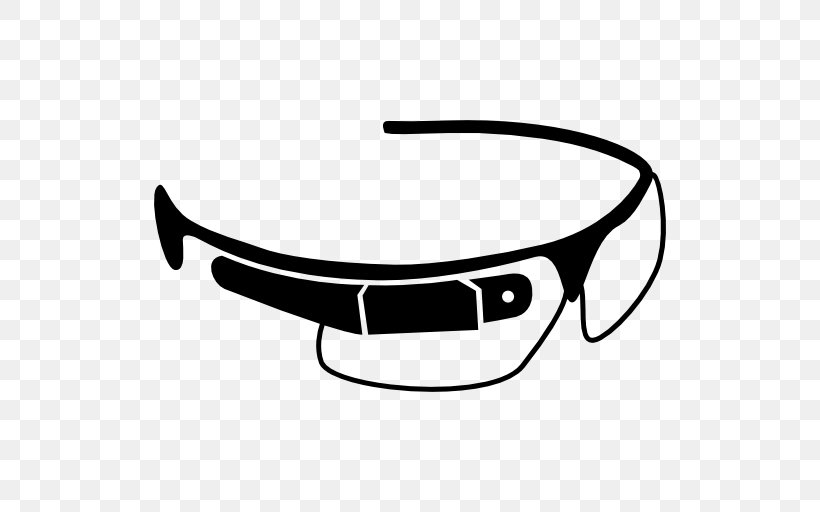 Goggles Google Glass Glasses Wearable Technology, PNG, 512x512px, Goggles, Black And White, Computer, Eye, Eyewear Download Free
