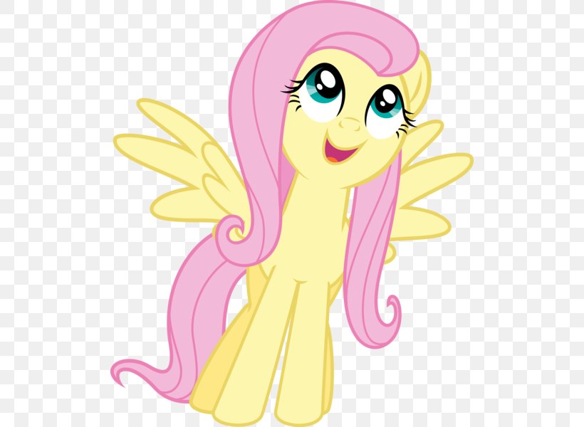 My Little Pony Fluttershy Horse, PNG, 510x600px, Watercolor, Cartoon, Flower, Frame, Heart Download Free