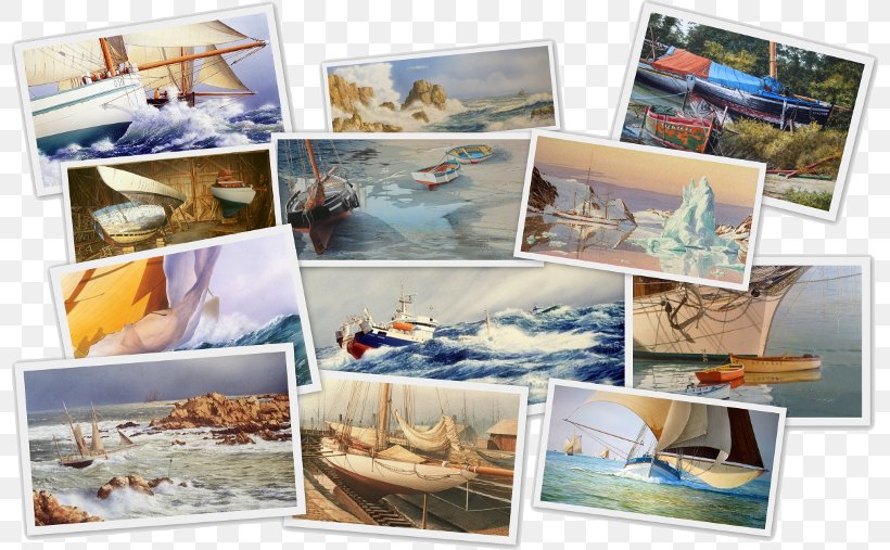 Watercolor Painting Shipyard Art Sailing Ship, PNG, 800x507px, Painting, Art, Artist, Collage, Figurative Art Download Free