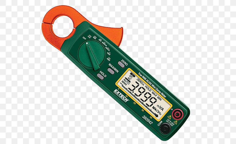 Current Clamp Extech Instruments Direct Current True RMS Converter Multimeter, PNG, 586x500px, Current Clamp, Alternating Current, Ampere, Direct Current, Electric Current Download Free