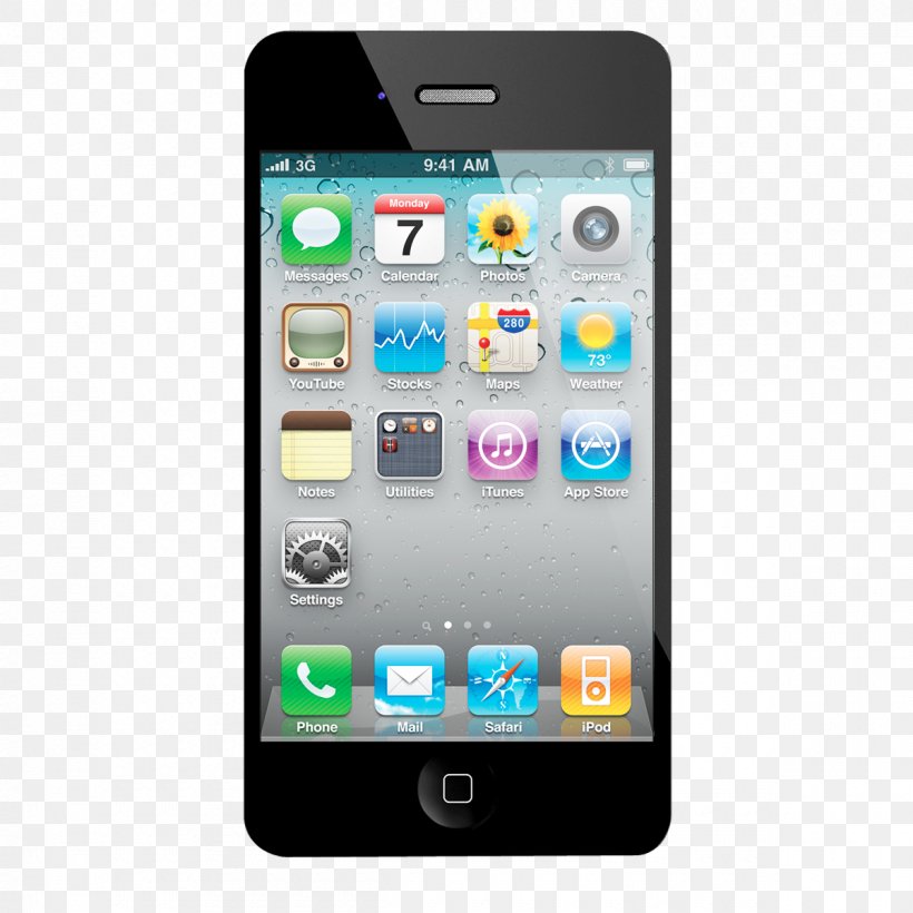 IPhone 4S IPhone 3GS IPhone 5c, PNG, 1200x1200px, Iphone 4s, Apple, Cellular Network, Communication Device, Electronic Device Download Free