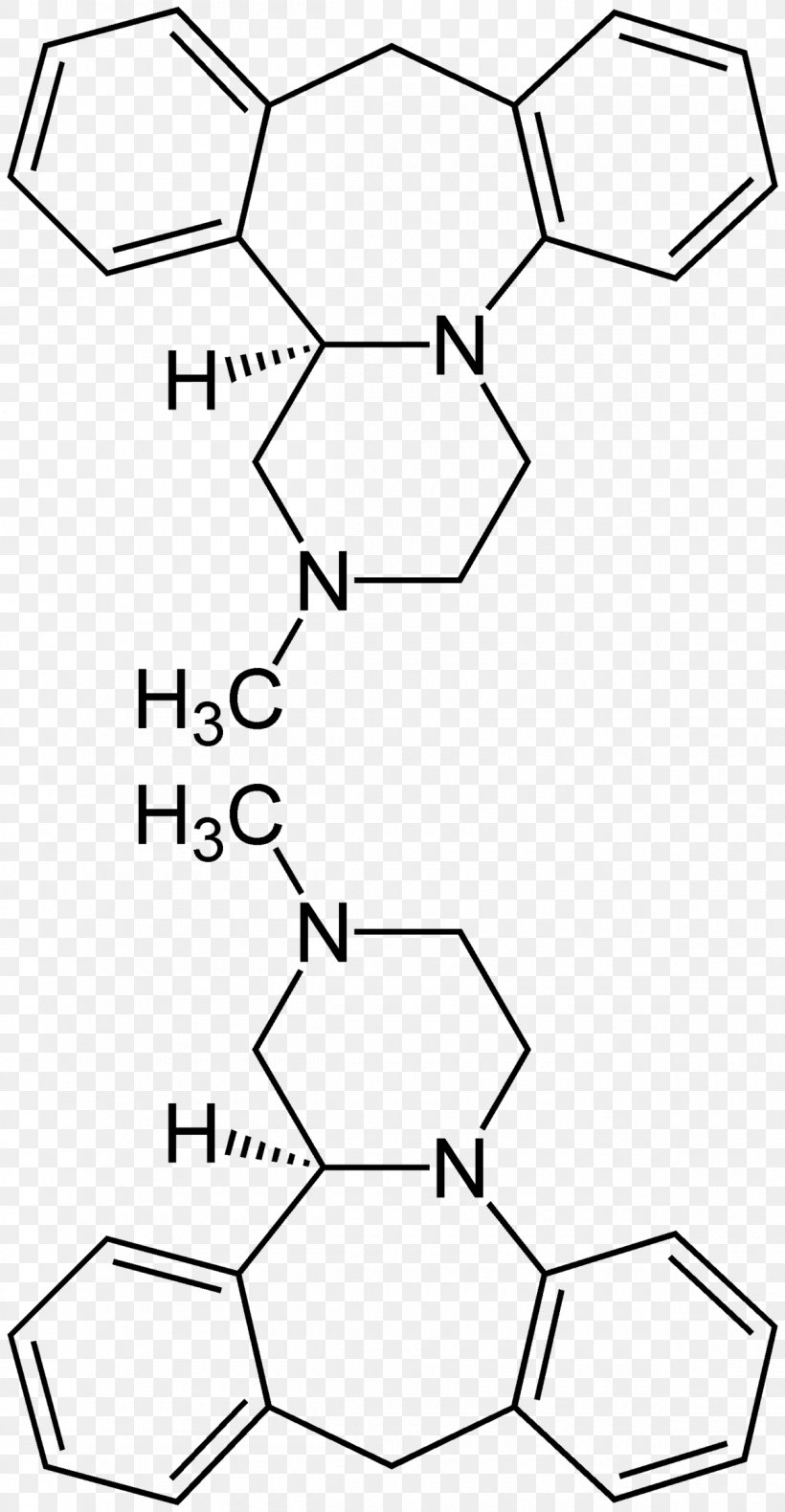 Mianserin Depression ATC Code N Chemistry Isomer, PNG, 1200x2313px, Mianserin, Antidepressant, Area, Black, Black And White Download Free