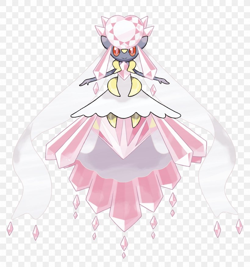 Pokémon Omega Ruby And Alpha Sapphire Pokémon X And Y Diancie Pokédex, PNG, 2353x2519px, Watercolor, Cartoon, Flower, Frame, Heart Download Free