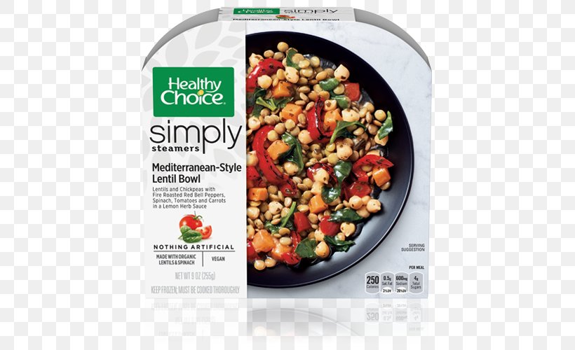 Healthy Choice Frozen Food TV Dinner Meal, PNG, 500x500px, Healthy Choice, Chicken As Food, Conagra Brands, Cooking, Diet Food Download Free