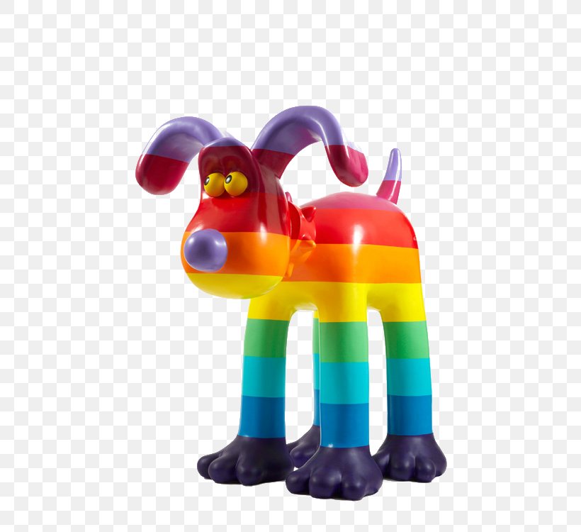 Bristol Gromit Unleashed Wallace And Gromit Sculpture Rainbow, PNG, 500x750px, Bristol, Clay Animation, Close Shave, Figurine, Gromit Unleashed Download Free