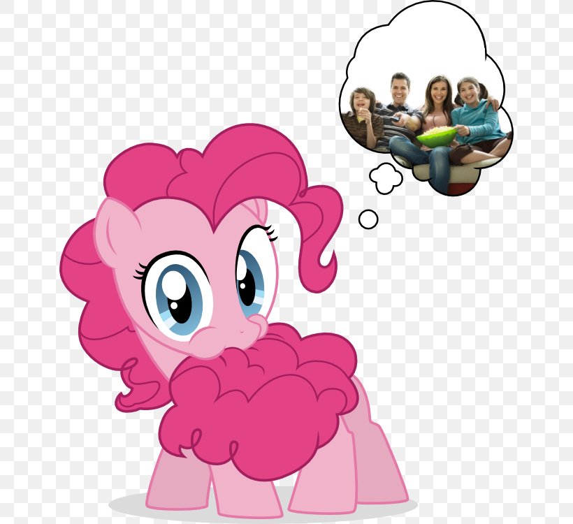 Pinkie Pie Rainbow Dash Pony Twilight Sparkle Rarity, PNG, 650x750px, Watercolor, Cartoon, Flower, Frame, Heart Download Free