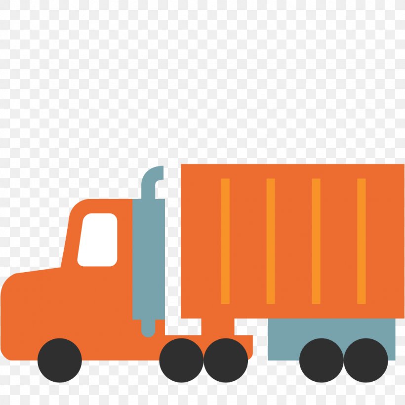 Semi-trailer Truck Emoji Articulated Vehicle, PNG, 1024x1024px, Truck, Area, Articulated Vehicle, Brand, Dump Truck Download Free