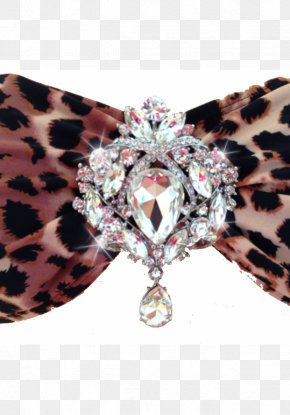Leopard Print Wedge Heel Shoes For Women - Brooch Body Jewellery Fur PNG