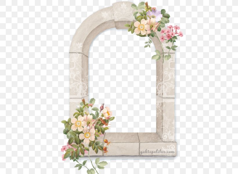 Floral Design Flower Picture Frames, PNG, 442x600px, Floral Design, Arch, Cut Flowers, Decoupage, Drawing Download Free