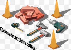 Vector Hammer - Infographic Architectural Engineering Illustration PNG