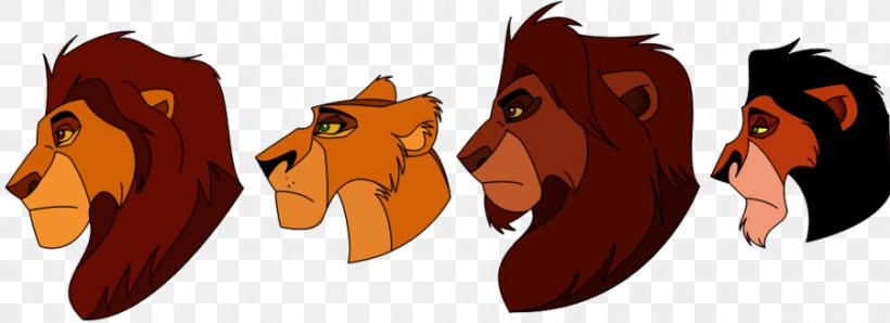 Lion Scar Mufasa Simba Drawing, PNG, 900x328px, Lion, Ahadi, Art, Big Cats, Carnivoran Download Free