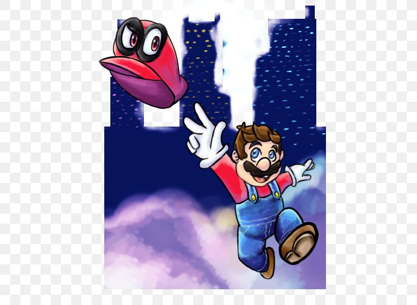 Super Mario Odyssey Super Mario Bros. Luigi Nintendo Switch, PNG, 500x600px, 2017, Super Mario Odyssey, Art, Cartoon, Character Download Free