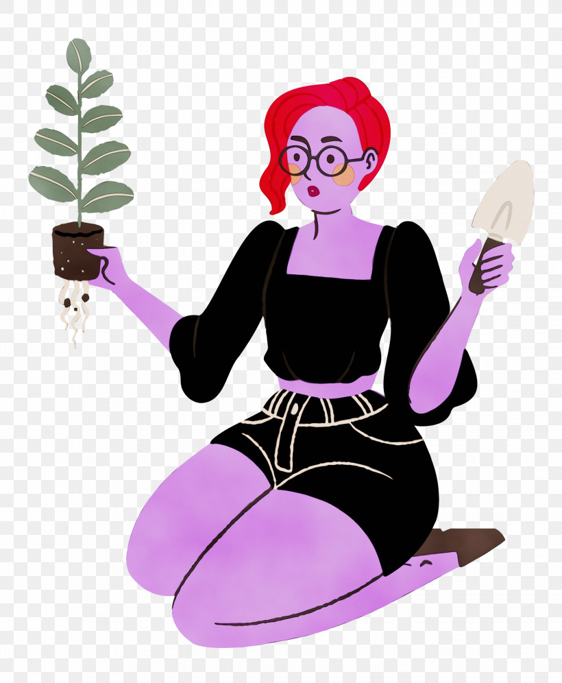 Cartoon Character Literary Character Planting The Garden, PNG, 2058x2500px, Planting, Cartoon, Character, Garden, Lady Download Free