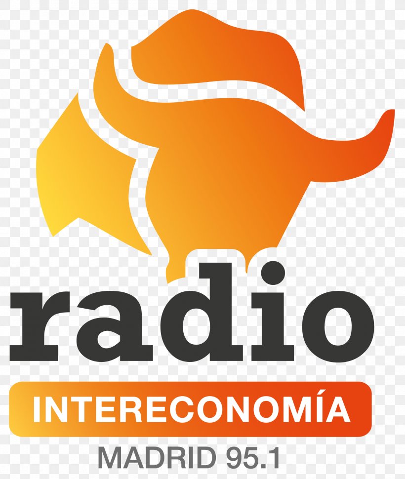 Logo Brand Clip Art Radio Station Radio Intereconomia, PNG, 1891x2238px, Logo, Area, Artwork, Brand, Orange Download Free
