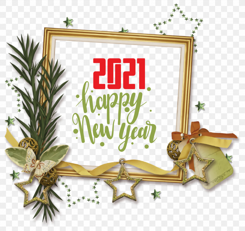 2021 Happy New Year 2021 New Year, PNG, 3000x2838px, 2021 Happy New Year, 2021 New Year, Christmas Day, Christmas Decoration, Christmas Ornament Download Free