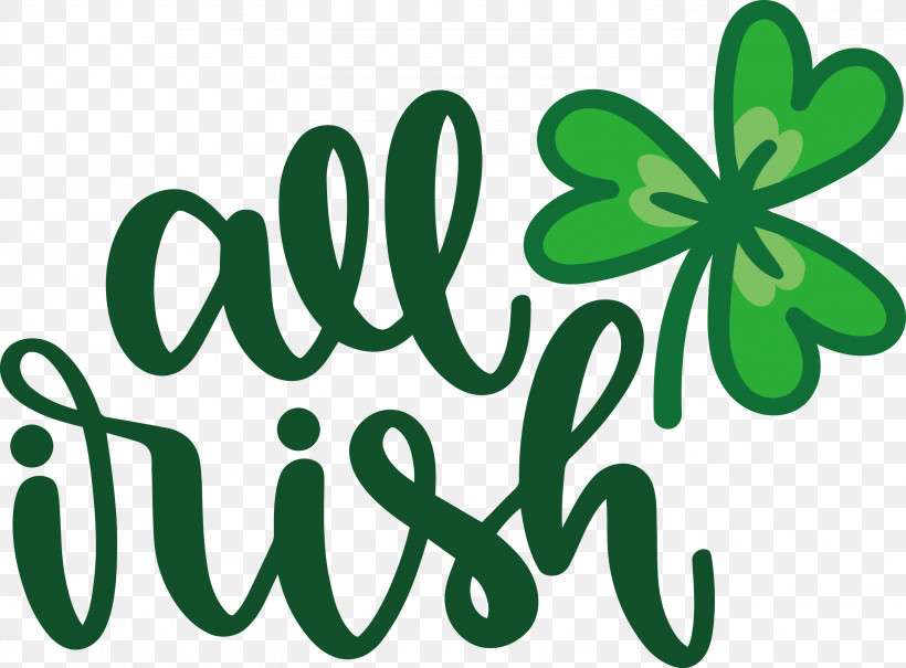 All Irish Irish St Patrick’s Day, PNG, 3000x2217px, Irish, Flower, Fourleaf Clover, Holiday, Luck Download Free