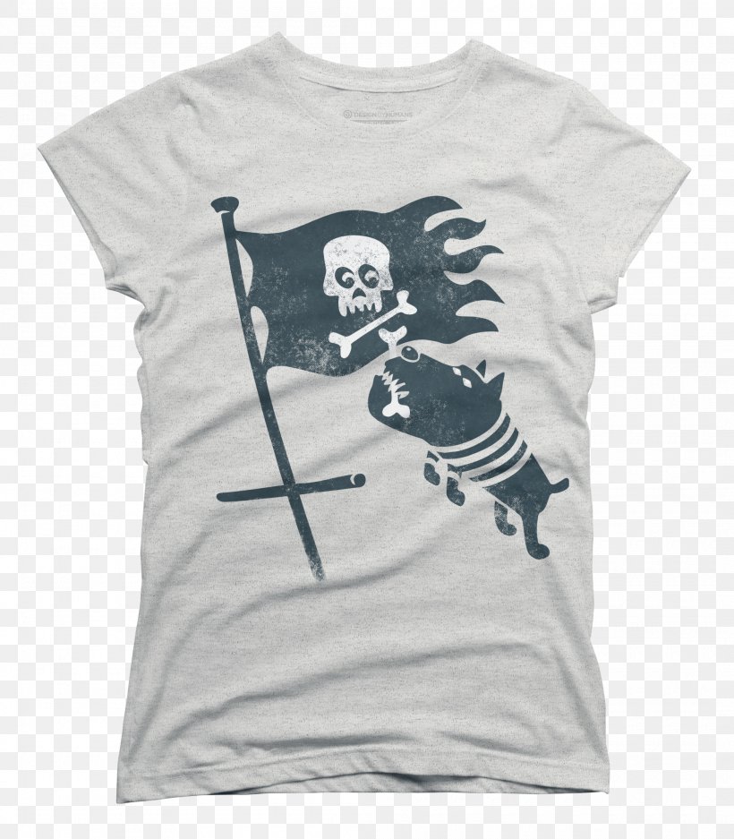 T-shirt Jolly Roger Amazon.com Spreadshirt Top, PNG, 2100x2400px, Watercolor, Cartoon, Flower, Frame, Heart Download Free