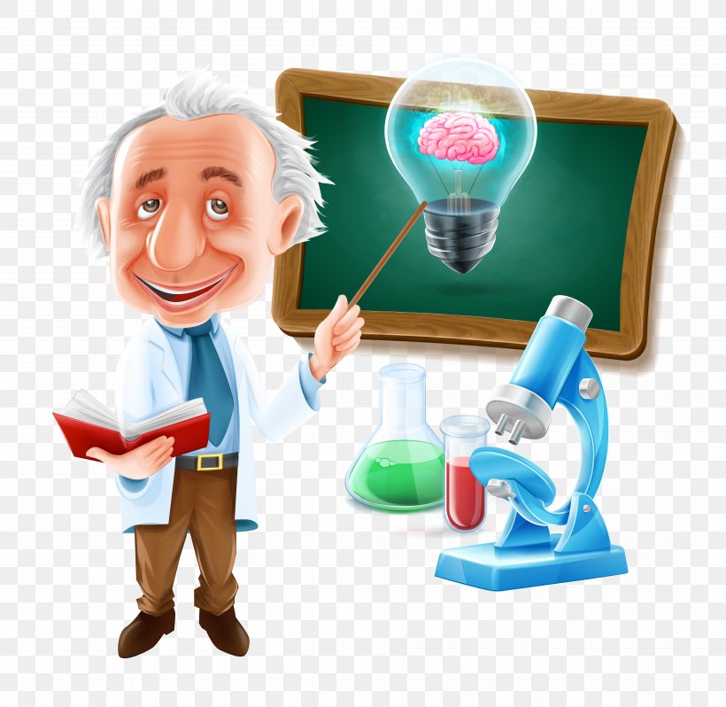 Albert Einstein Scientist Euclidean Vector, PNG, 8076x7864px, Albert Einstein, Brain, Human Behavior, Learning, Microscope Download Free