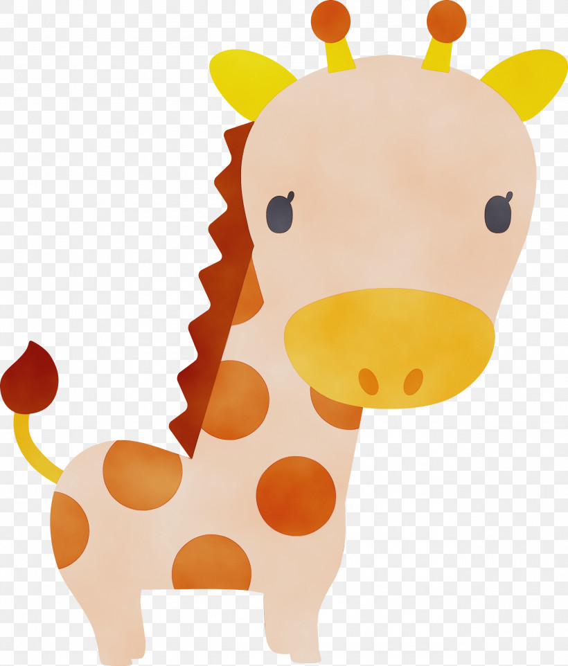 Giraffe Giraffidae Animal Figure Toy Stuffed Toy, PNG, 2557x3000px, Watercolor, Animal Figure, Fawn, Giraffe, Giraffidae Download Free