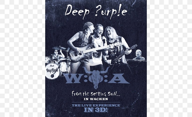 Blu-ray Disc Wacken, Schleswig-Holstein Deep Purple From The Setting Sun... (In Wacken) (Live) Hard Rock, PNG, 500x500px, Watercolor, Cartoon, Flower, Frame, Heart Download Free