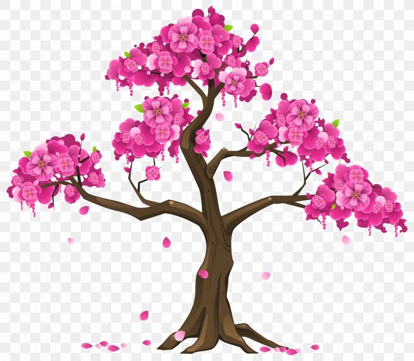 Cherry Blossom Tree Branch Clip Art, PNG, 6360x5560px, Cherry Blossom, Blossom, Branch, Cherry, Cut Flowers Download Free
