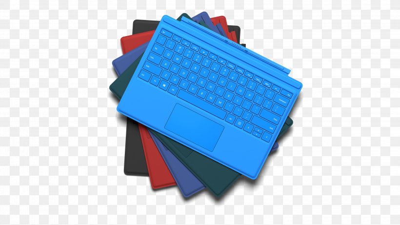Surface Pro 3 Computer Keyboard Laptop Surface Pro 4, PNG, 3000x1688px, Surface Pro 3, Blue, Computer Keyboard, Laptop, Material Download Free