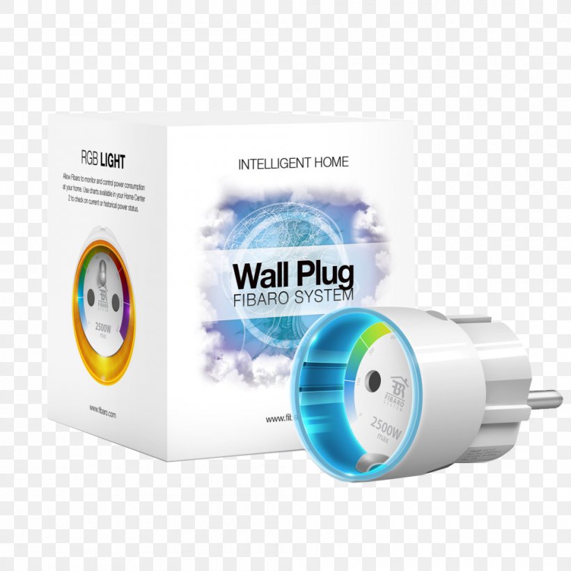Home Automation Kits AC Power Plugs And Sockets Fibar Group Sensor Wall Plug, PNG, 1000x1000px, Home Automation Kits, Ac Power Plugs And Sockets, Automation, Dimmer, Electrical Connector Download Free
