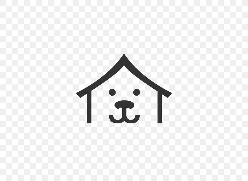 Dog Houses Logo Cat Pet, PNG, 600x600px, Dog, Area, Black And White, Cat, Cats Dogs Download Free