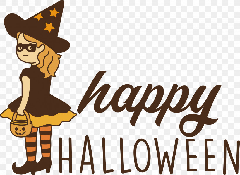 Happy Halloween, PNG, 2999x2190px, Happy Halloween, Biology, Cartoon, Cat, Catlike Download Free
