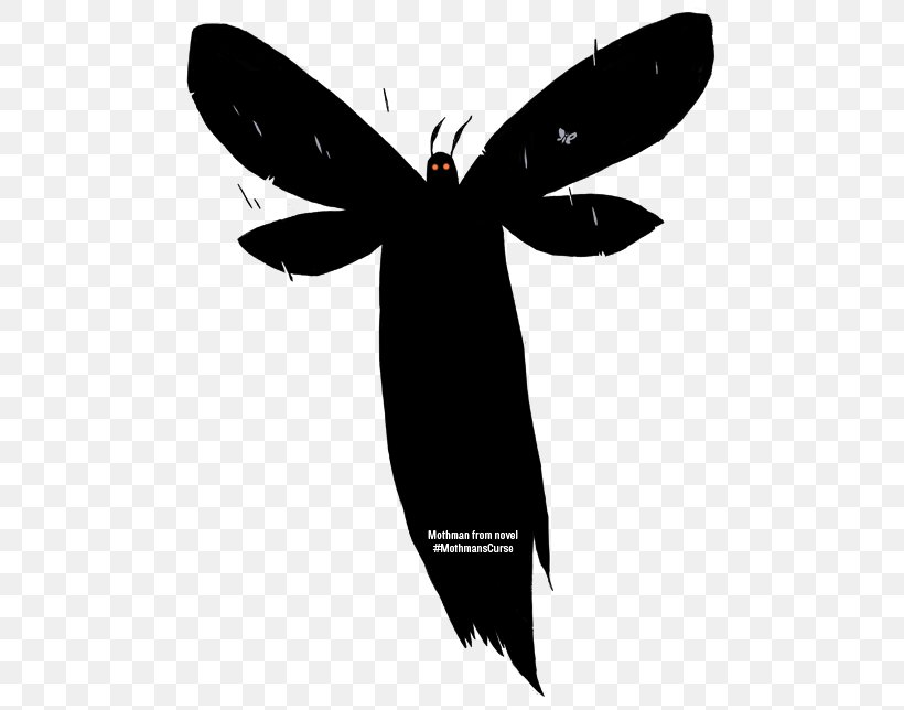 Mothman's Curse YouTube Ghost, PNG, 500x644px, Mothman, Arthropod, Black And White, Book, Butterfly Download Free