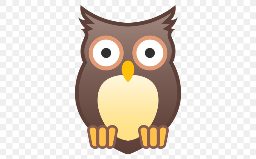 Owl Emoji, PNG, 512x512px, Owl Emoji Tic Tac Toe, Android, Android Nougat, Awesome Owl, Beak Download Free