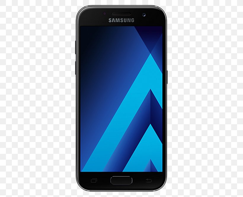Samsung Galaxy A3 (2017) Samsung Galaxy A7 (2017) Samsung Galaxy A5 (2017) Samsung Galaxy A3 (2015) Samsung Galaxy Alpha, PNG, 666x666px, Samsung Galaxy A3 2017, Cellular Network, Communication Device, Electric Blue, Electronic Device Download Free